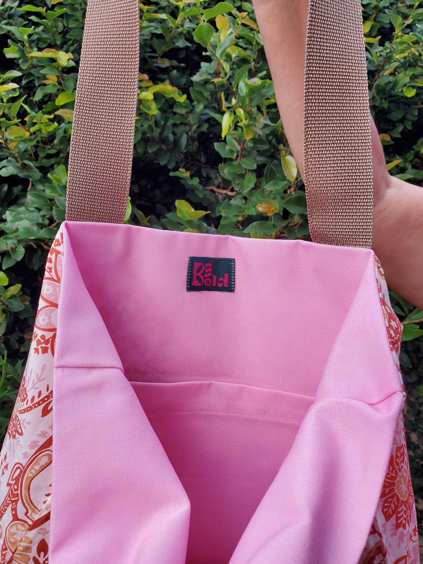 Pastel Paisley Tote Bag