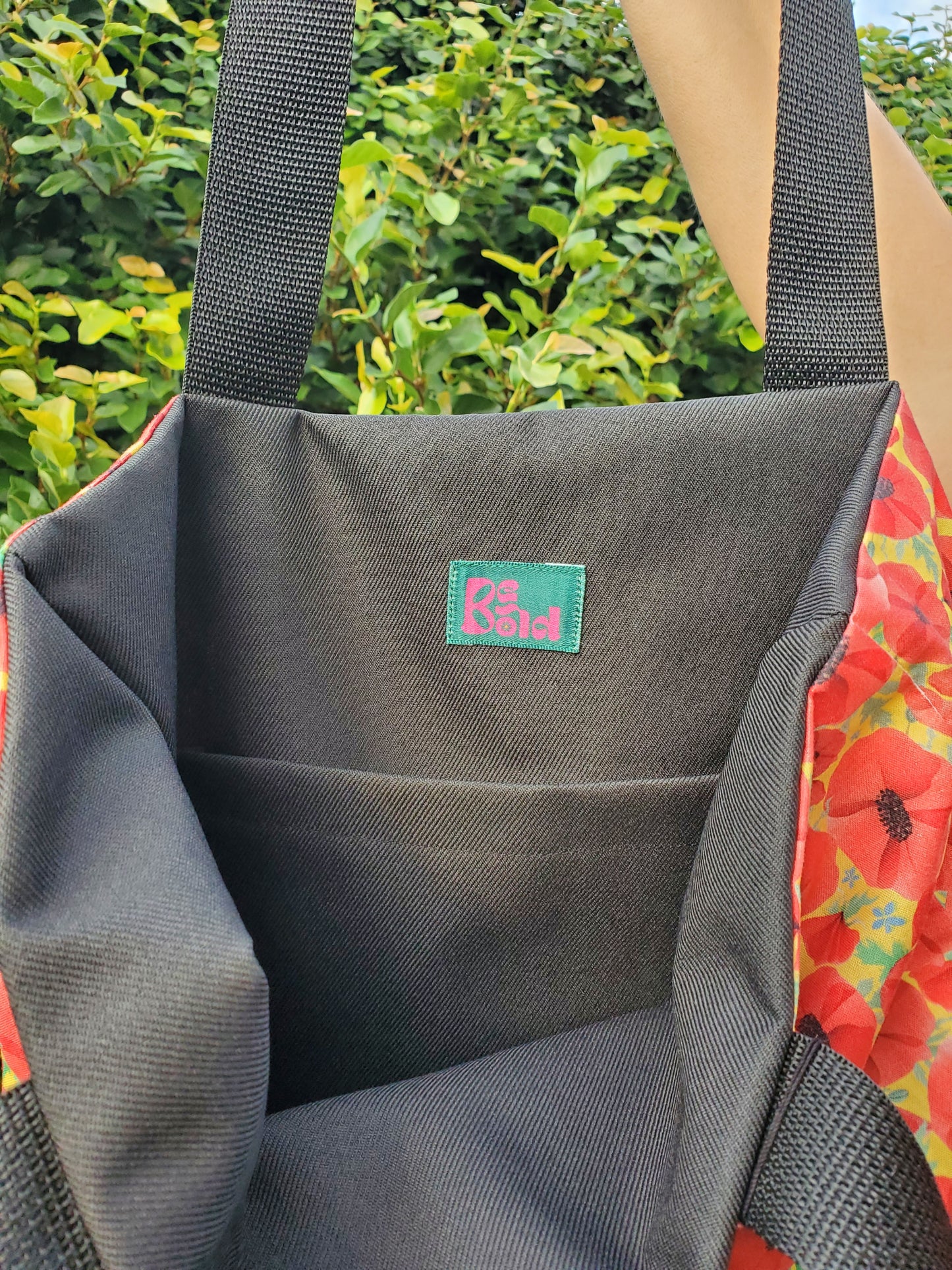 Red Flowers Tote Bag