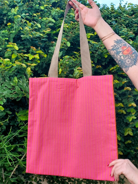 Rosa Naranja Tote Bag