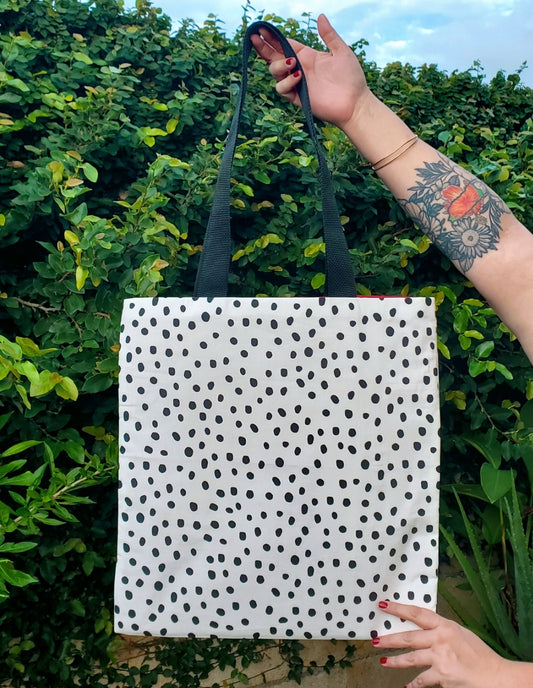 Polka Dots Tote Bag