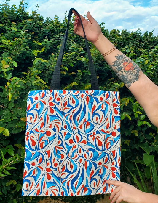 Red, White and Blue Tote Bag